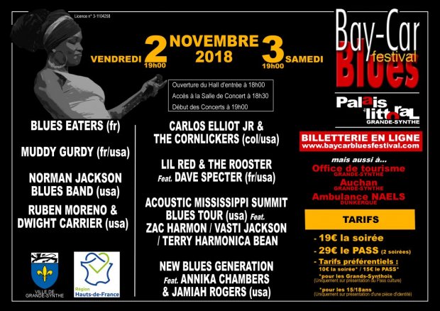 « Bay-Car Blues Festival 2018 » à Grande-Synthe en Hauts de France 